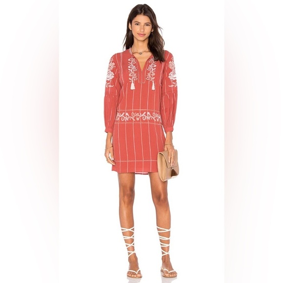 Ulla Johnson Dahlia Embroidered Mini dress in Sienna ❤️ size 2 - Picture 6 of 8